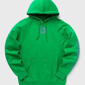 Overtime Classic hoodie in jade green size medium
